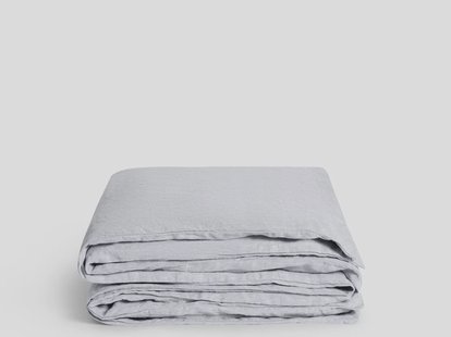 Yumeko Kinderdekbedovertrek gewassen linnen blue chambray 120x150 100% gewassen linnen