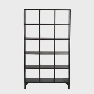 Light & Living Light&living Kast open 106x35x190 cm RAYNA hout zwart Light & Living Light&living Kast open 106x35x190 cm RAYNA hout zwart