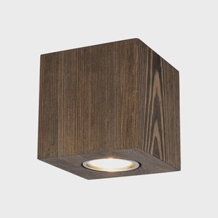 Envostar Tuni downlight, grenen gebeitst walnoot Envostar Tuni downlight, grenen gebeitst walnoot