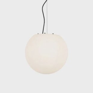 QAZQA Moderne buiten hanglamp wit 35 cm IP44 - Nura