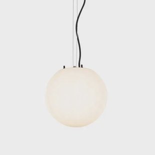 QAZQA Moderne buiten hanglamp wit 25 cm IP44 - Nura