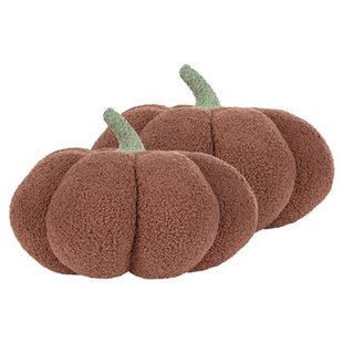 Beliani - MUNCHKIN - Sierkussen set van 2 - Bruin - 35 cm - Bouclé Beliani - MUNCHKIN - Sierkussen set van 2 - Bruin - 35 cm - Bouclé