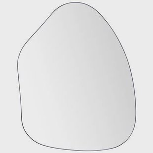 Beliani - PUTEAUX - Wandspiegel - Zwart - Metaal