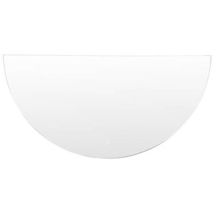 Beliani - LOUE - Wandspiegel met LED - Zilver - 60 x 100 cm - Glas