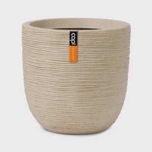 Capi Europe Bloempot bol Waste Rib NL - 35x34 - Terrazzo beige Capi Europe Bloempot bol Waste Rib NL - 35x34 - Terrazzo beige