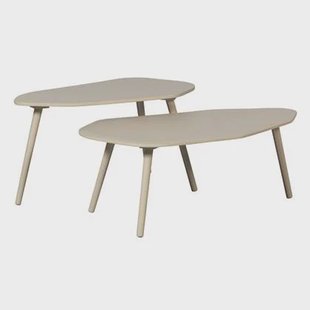 WOOOD Davina Bijzettafels - MDF - Dust