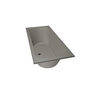 Xenz Lagoon Duobad - 180x80x53 - afvoer Midden - acryl - cement 6928-06