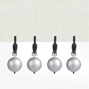 d-c-fix Tafelkleed Gewichtjes - 6x6cm - Grijs - Kogel - 4 stuks