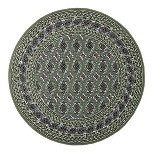 Rond Vintage Vloerkleed Rond Marad Groen Interieur05 - 160 x 160 cm