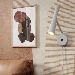 IT´S ABOUT ROMI IT'S ABOUT ROMI Bordeaux wandlamp, lichtgrijs