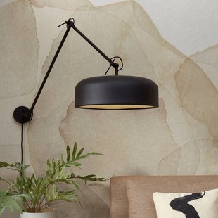 IT´S ABOUT ROMI IT'S ABOUT ROMI Marseille wandlamp, zwart, Ø 48 cm