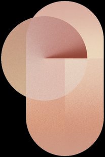 Moooi Carpets - Vloerkleed Round Composition Blush Low Pile -