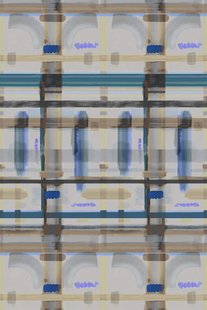 Moooi Carpets - Vloerkleed Corinthian Check - Rectangle Cobolt Low Pile -