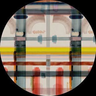 Moooi Carpets - Rond Vloerkleed Corinthian Check - Round Spring Soft Yarn -