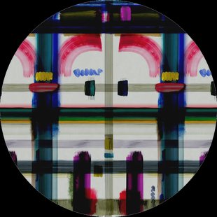 Moooi Carpets - Rond Vloerkleed Corinthian Check - Round Jewel Wool -