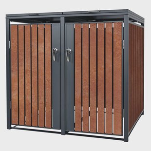 Afvalemmerhek Tony voor 2 bakken |