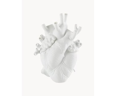 Porseleinen vaas Love in Bloom, H 25 cm