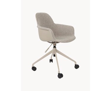 Boucl&eacute; bureaustoel Albert, in hoogte verstelbaar
