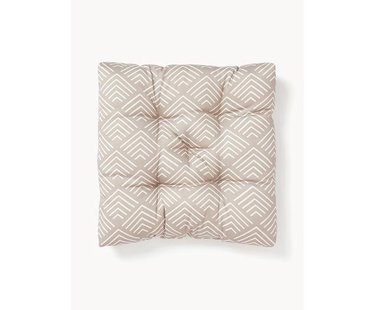 Outdoor stoelkussen Milano met grafisch patroon