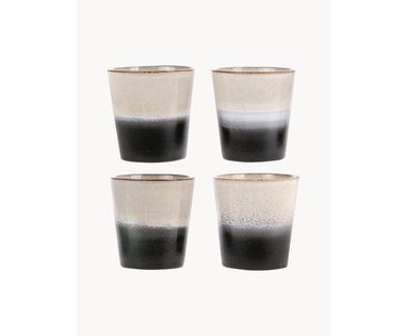 Handgemaakt XS beker 70&#039;s, 4-delig