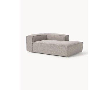Chaise longue hoekmodule Lennon van boucl&eacute;