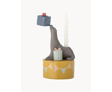 Kaarsenhouder Flor in de vorm van een zeeleeuw