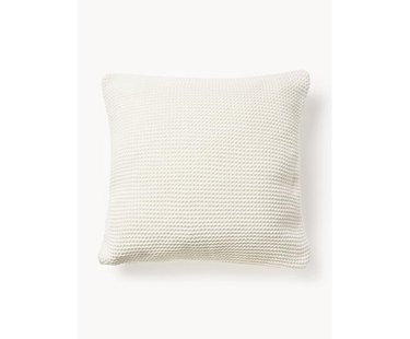 Gebreide kussenhoes Adalyn van biokatoen