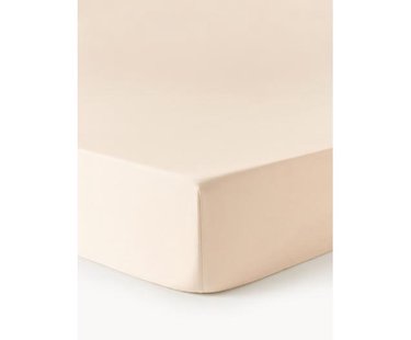 Katoensatijnen topper hoeslaken Premium