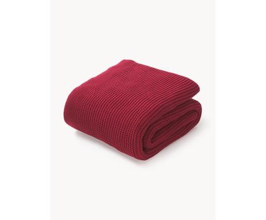 Gebreide plaid Adalyn van biokatoen