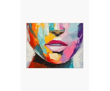 Ingelijste digitale print Colorful Emotions