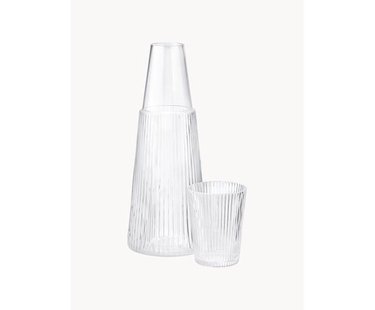 Karaf Pilastro met glas, 1 l, 2-delig