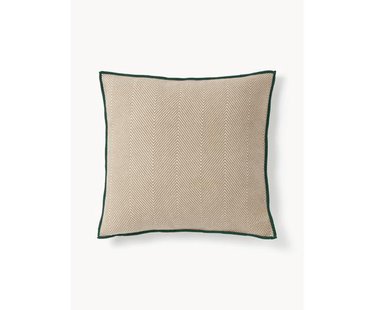 Kussenhoes Agatha met visgraatpatroon