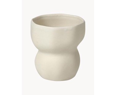 Handgemaakte beker Limfjord in organische vorm