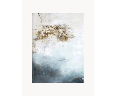 Handbeschilderde canvasdoek Freja Blanche