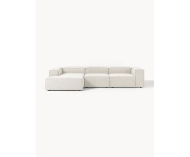 Modulaire hoekbank Lennon uit boucl&eacute;