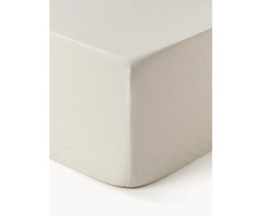 Boxspring hoeslaken Elsie, katoen perkal