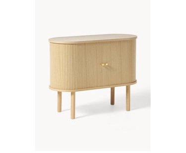 Kleine dressoir Calary met geribde voorzijde