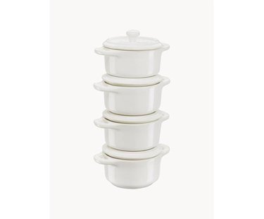 Potjes Mini Cocotte, 4 stuks