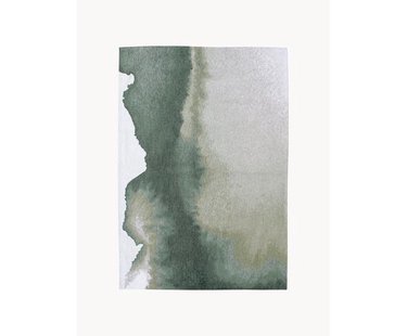 Platgeweven jacquard vloerkleed Lagoon