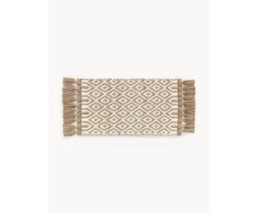 Handgemaakte jute deurmat Ramos