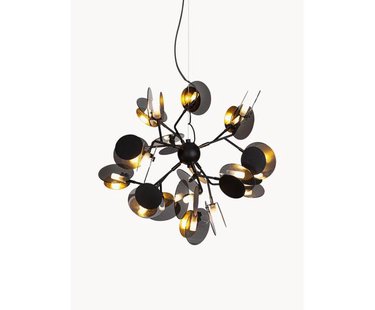 Grote LED hanglamp Turno met diffusorschijven