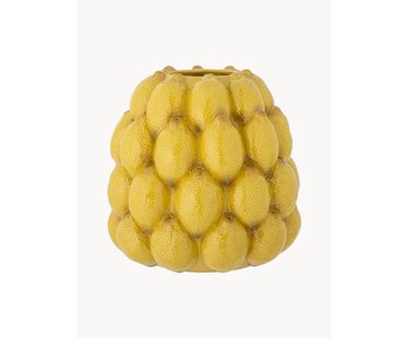Handgemaakte vaas Limone, H 22 cm