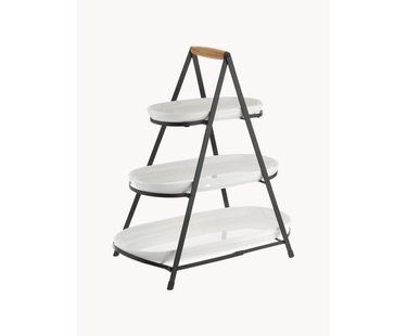 Etag&egrave;re Tower met afneembare plateaus van porselein