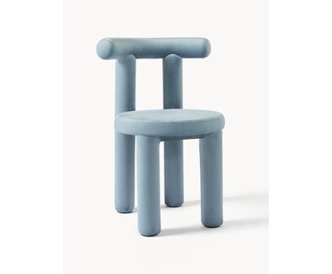 Fluwelen stoel Calan