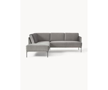 Fluwelen hoekbank Fluente