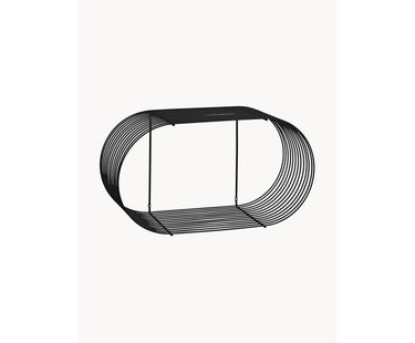 Metalen wandrek Curva, B 61 cm
