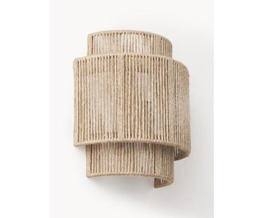 Wandlamp Cecillia van jute