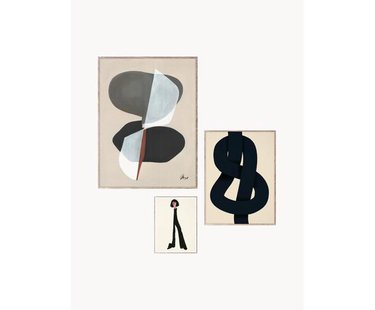 Posters Artwall No. 10 met lijst, 3-delig