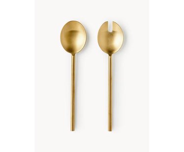 Hoogglans gepolijste saladebestek Agata