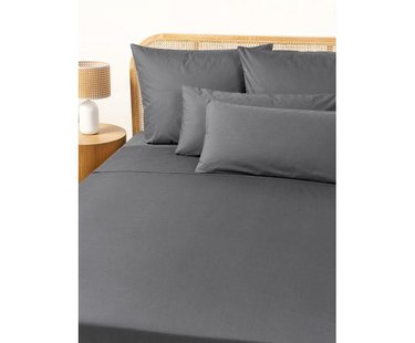 Perkal katoenen laken Elsie